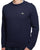 Lacoste Cable Knit Cotton Jumper Navy