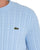 Lacoste Cable Knit Jumper Sky Blue