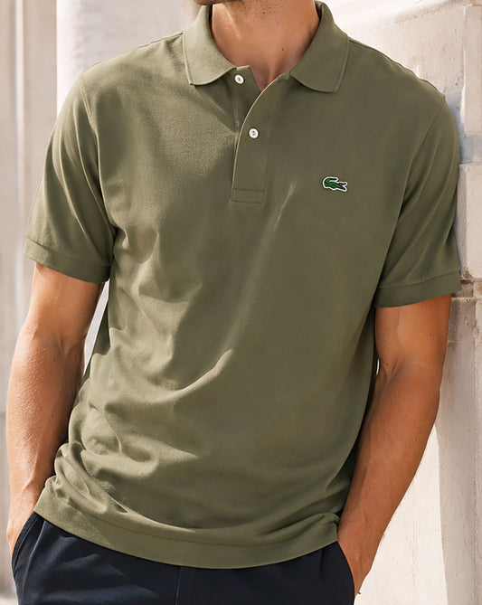 Lacoste Lacoste Classic Polo Shirt Khaki Green