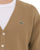 Lacoste Cotton Knit Cardigan Camel