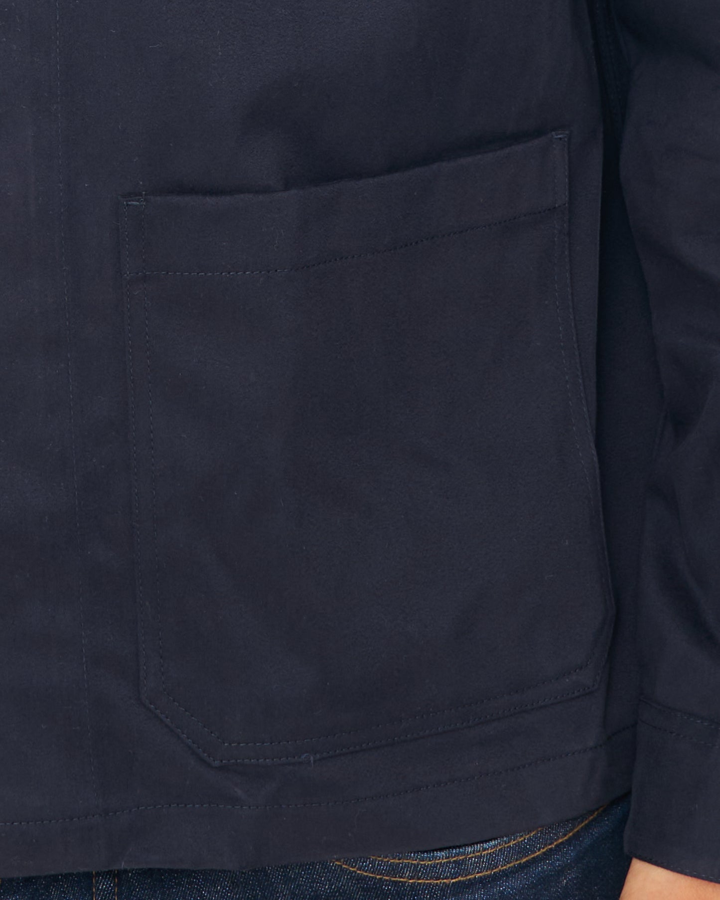 Lacoste Cotton Twill Overshirt Navy