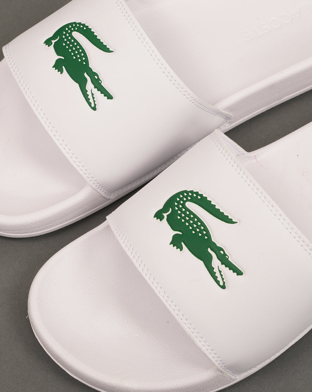 Lacoste Croc Serve Slides 0.0 White/Green