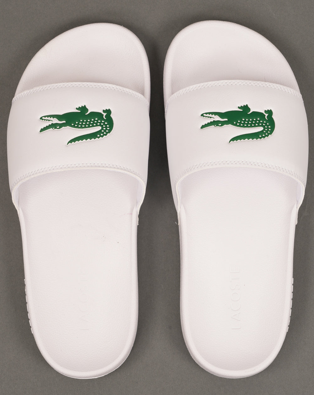 Lacoste Croc Serve Slides 0.0 White/Green