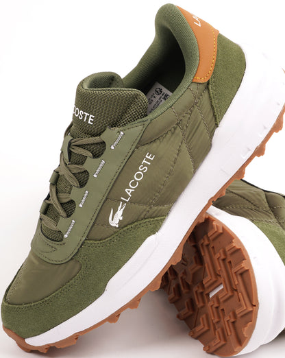 Lacoste Elite Active Evo Trainers Khaki/Gum