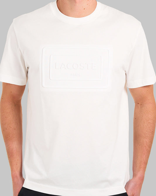 Lacoste Lacoste Embossed Logo T Shirt Flour