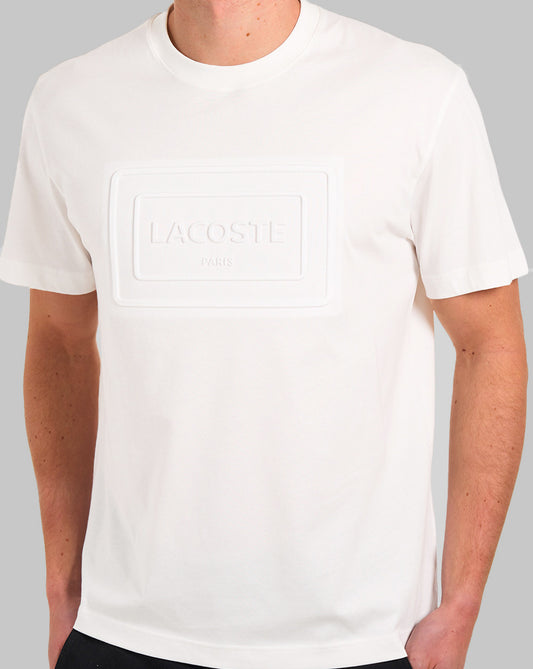 Lacoste Lacoste Embossed Logo T Shirt Flour