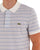 Lacoste Fine Stripe Polo Shirt Blue/Off White