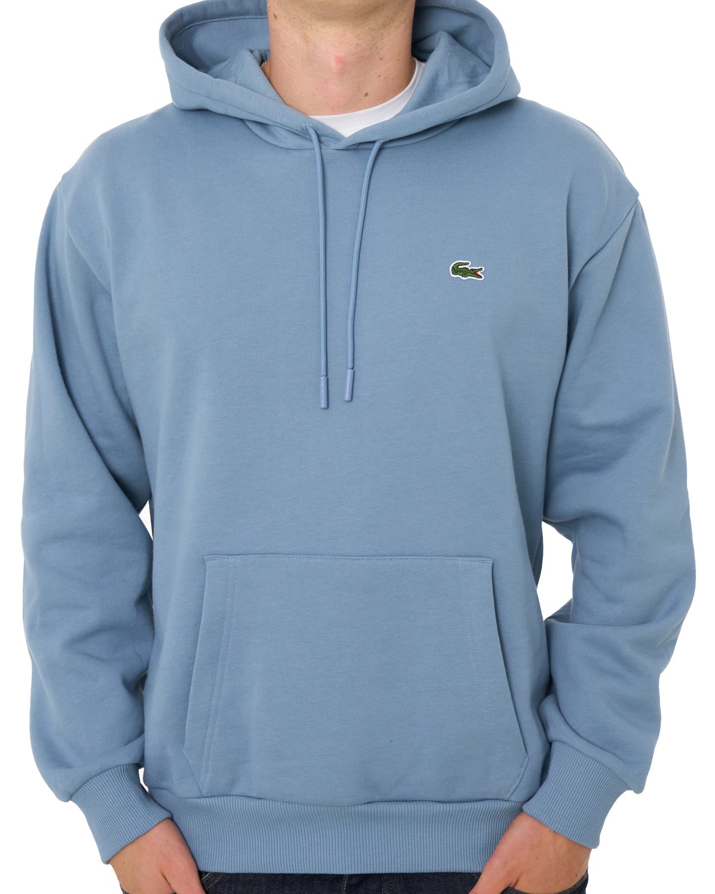 Lacoste Fleece Hoodie Grayish Blue
