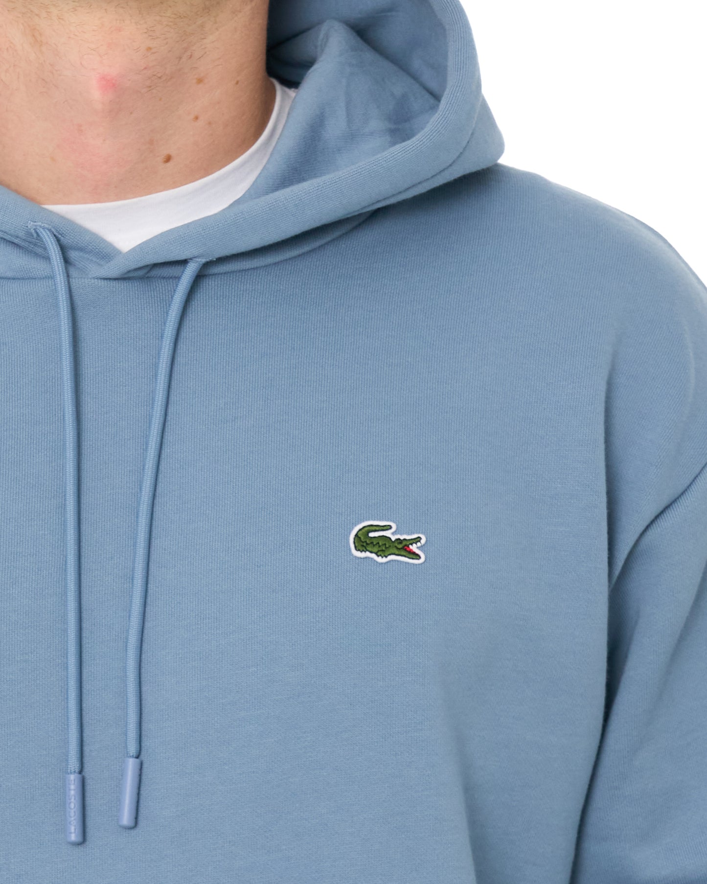 Lacoste Fleece Hoodie Grayish Blue