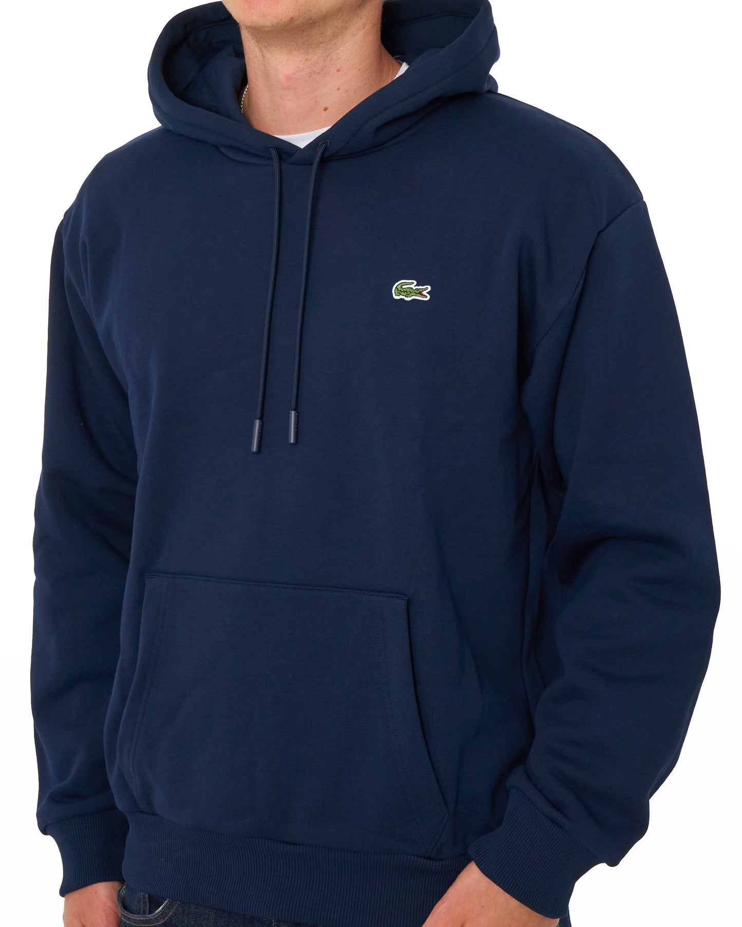 Lacoste Fleece Hoodie Navy Blue