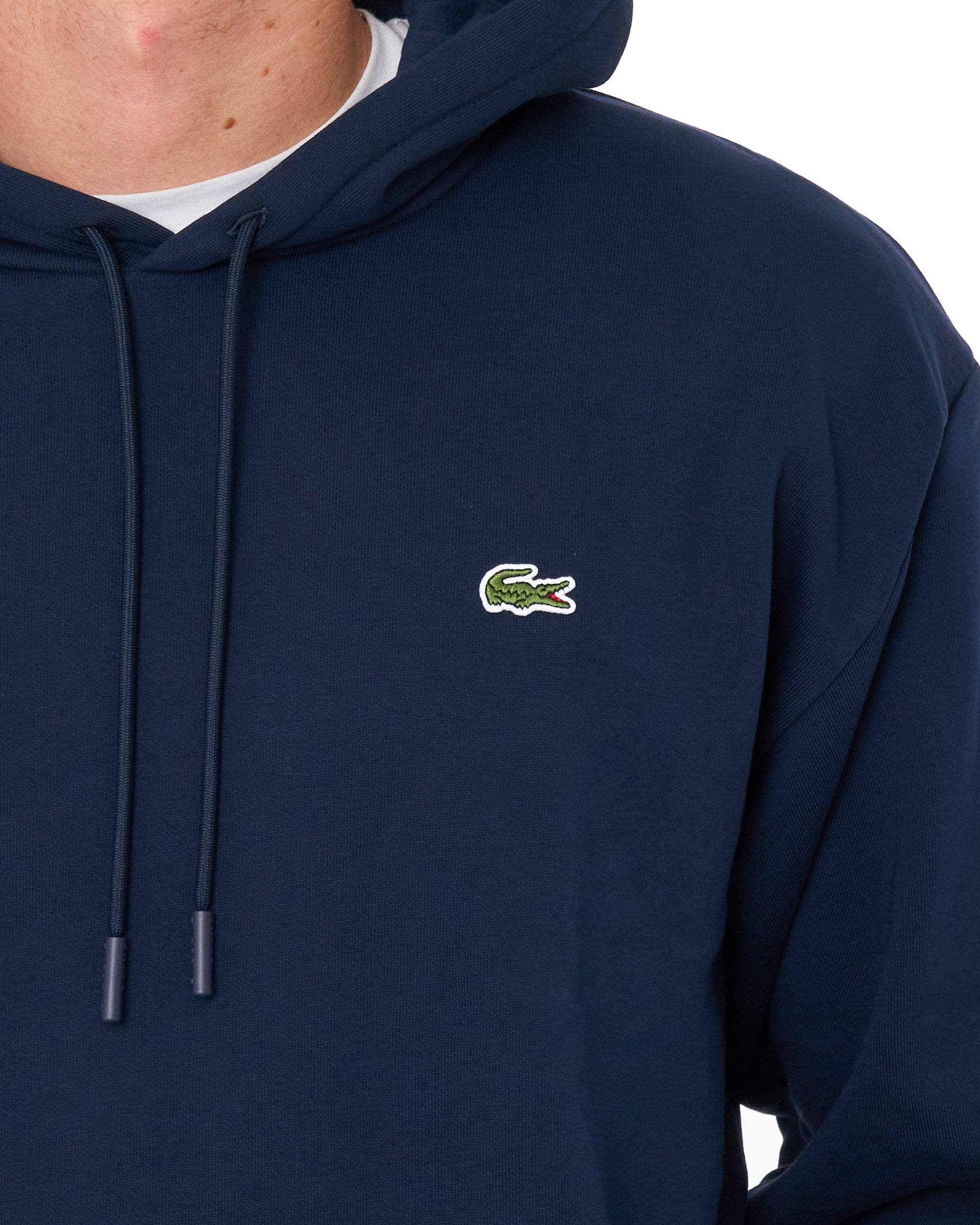 Lacoste Fleece Hoodie Navy Blue