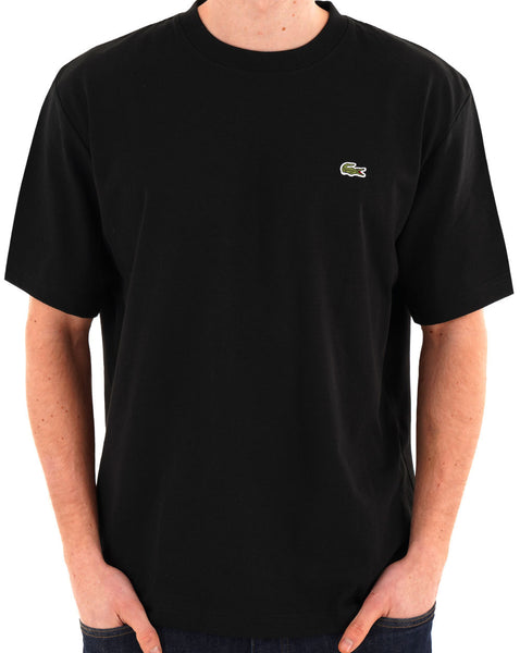 Lacoste Heavy Cotton Jersey T Shirt Black