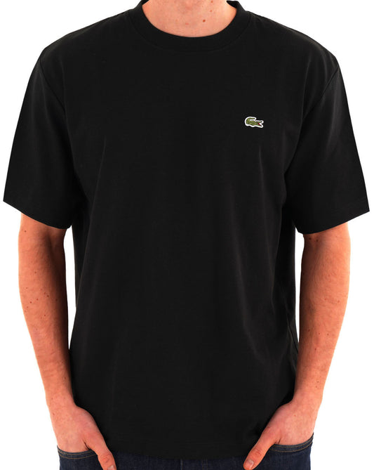 Lacoste Lacoste Heavy Cotton Jersey T Shirt Black