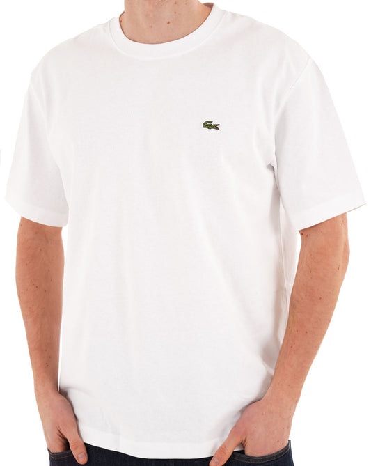 Lacoste Lacoste Heavy Cotton Jersey T Shirt White
