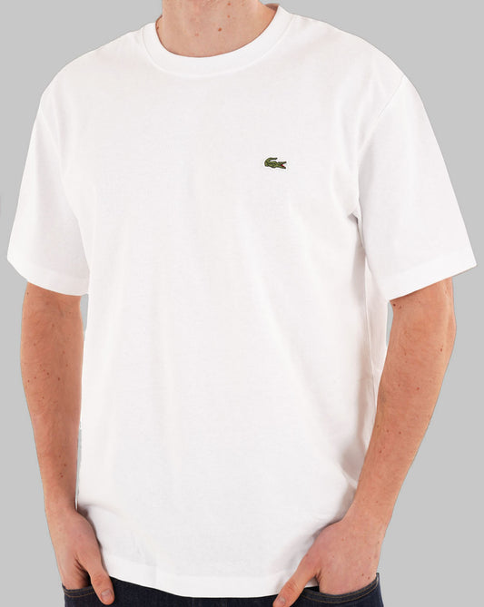 Lacoste Lacoste Heavy Cotton Jersey T Shirt White