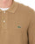 Lacoste Knitted Long Sleeve Polo Shirt Camel