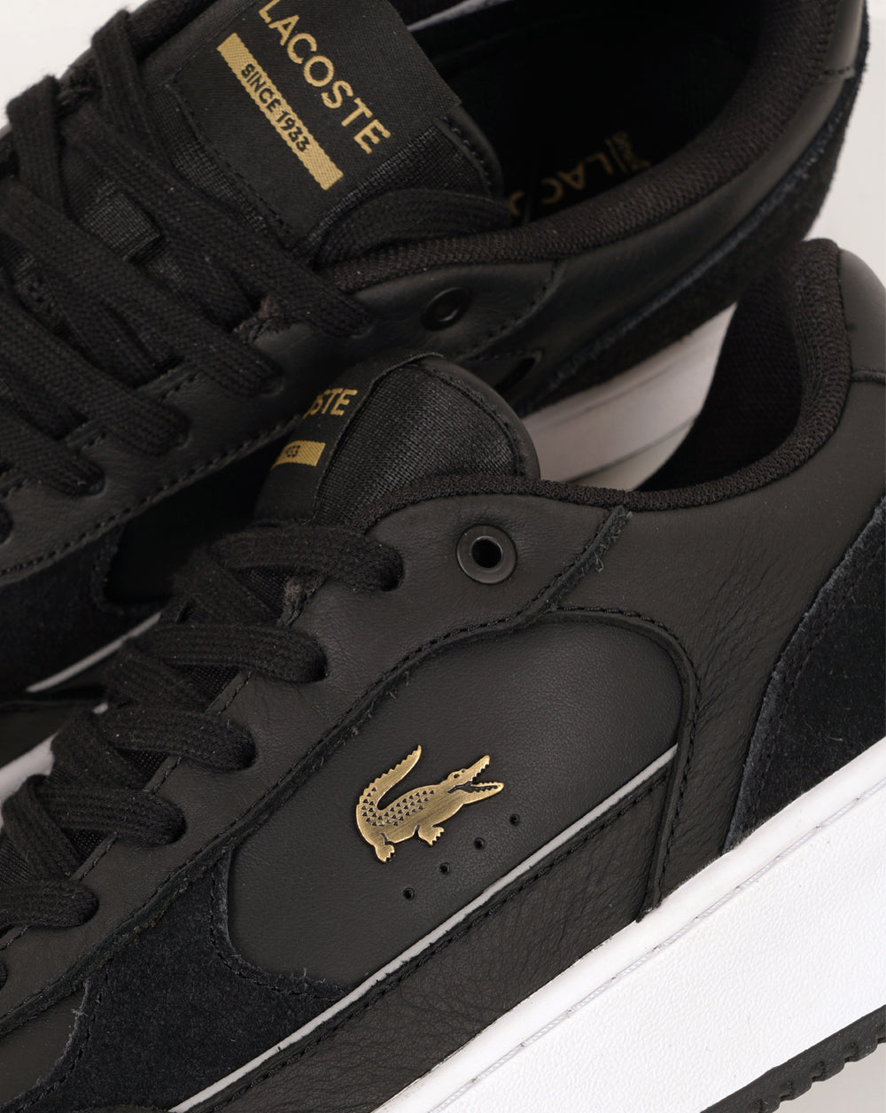 Lacoste L001 Ace Trainers Black/White