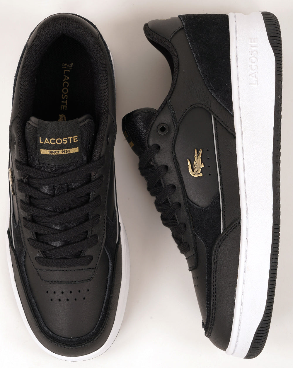 Lacoste L001 Ace Trainers Black/White