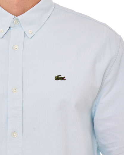 Lacoste Regular Fit Oxford Shirt Light Blue