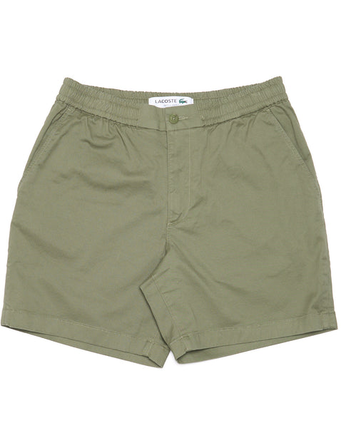 Lacoste Regular Fit Stretch Cotton Shorts Khaki