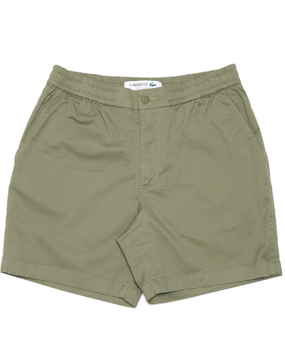 Lacoste Regular Fit Stretch Cotton Shorts Khaki