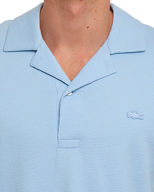 Lacoste Lacoste Revere Collar Polo Chambray Blue