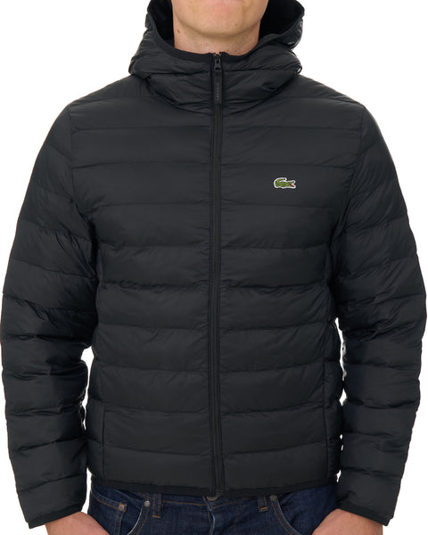 Lacoste Ripstop Puffer Jacket Black