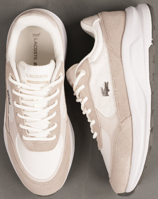 Lacoste Lacoste Run Set Trainers Natural/Off White