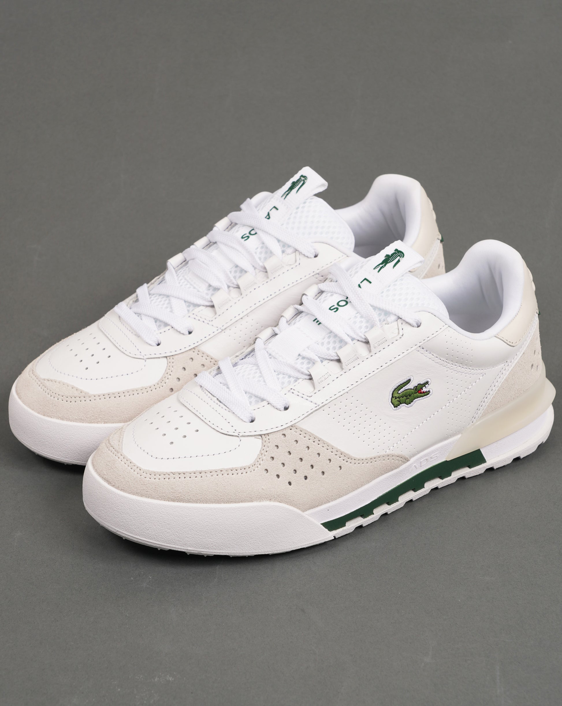 Lacoste Slam Break Trainers White/Off White