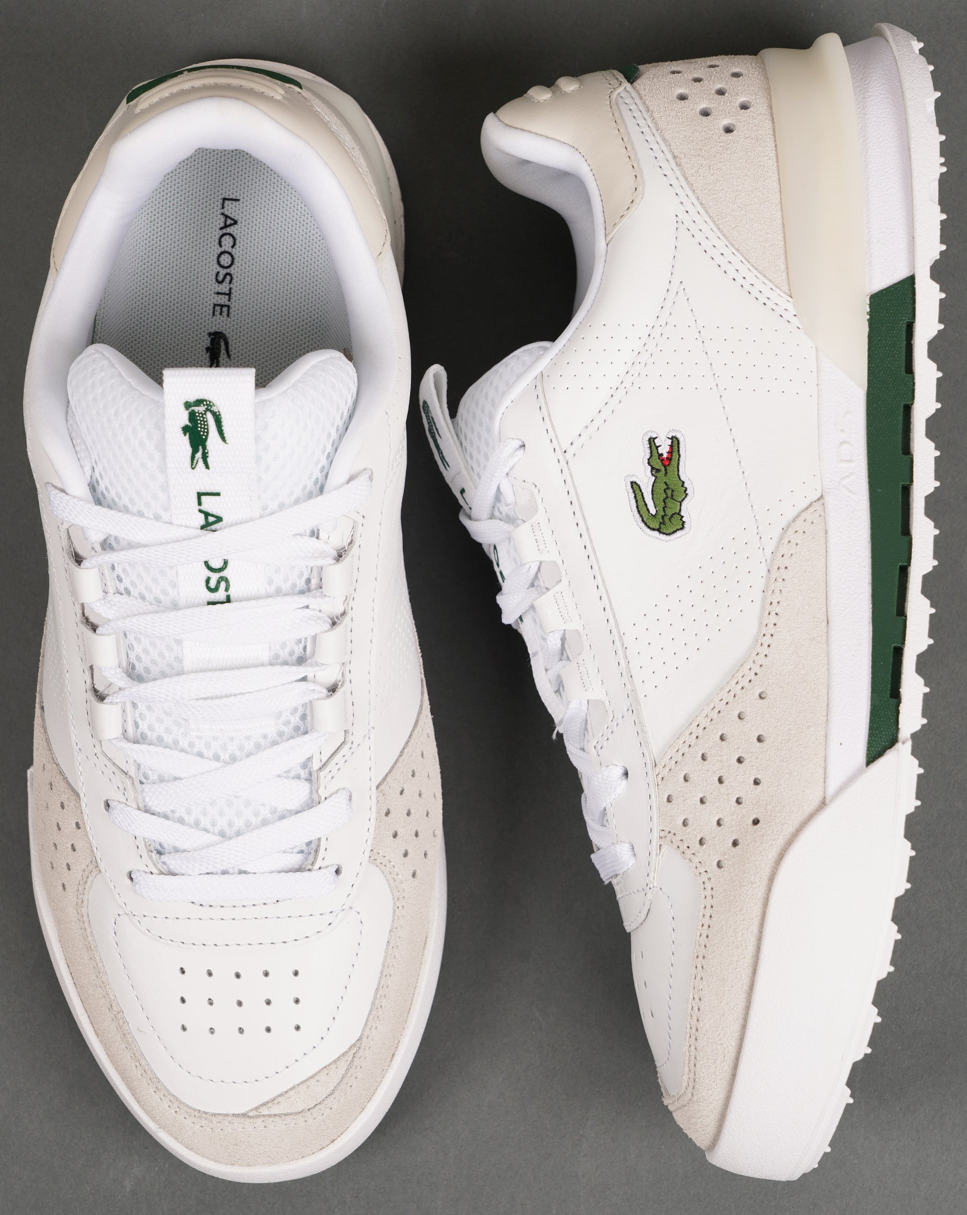 Lacoste Slam Break Trainers White/Off White