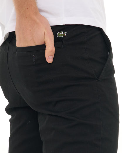 Lacoste Slim Fit Chino Pants Black