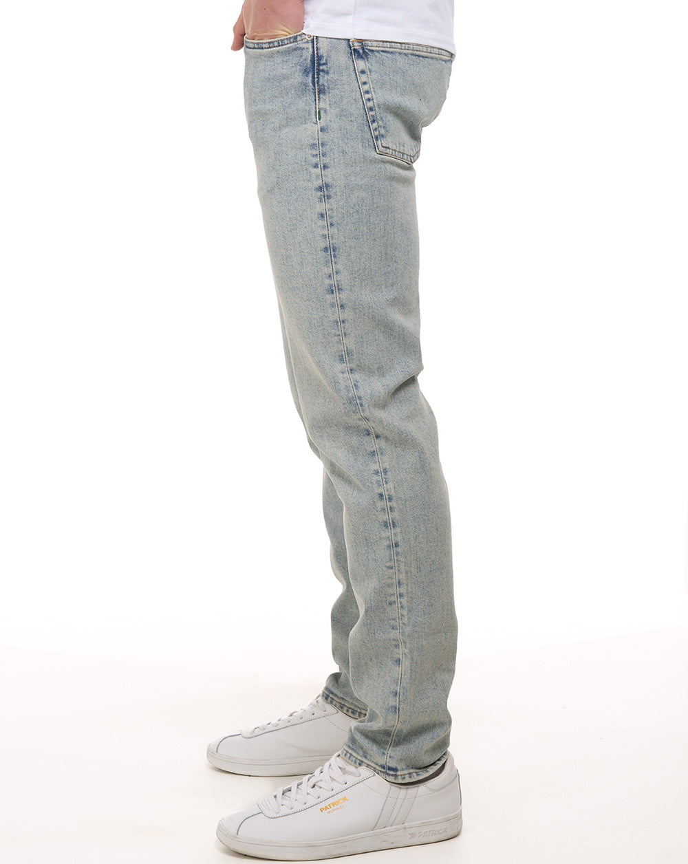 Lacoste Slim Fit Indigo Jeans Washed Bleach