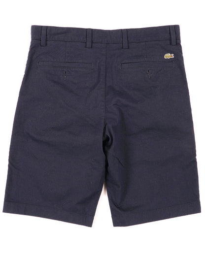 Lacoste Stretch Twill Chino Shorts Navy