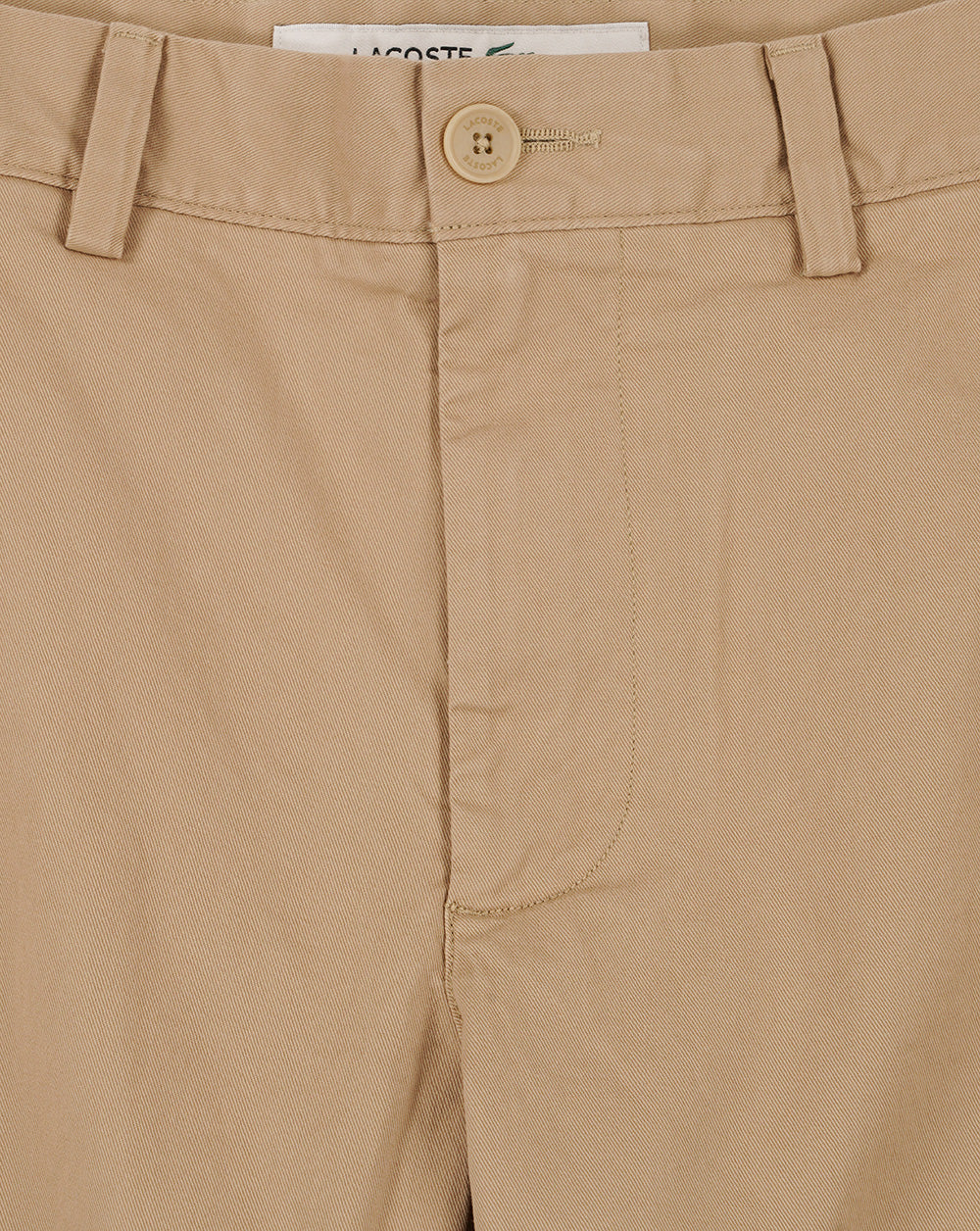 Lacoste Stretch Twill Chino Shorts Sand