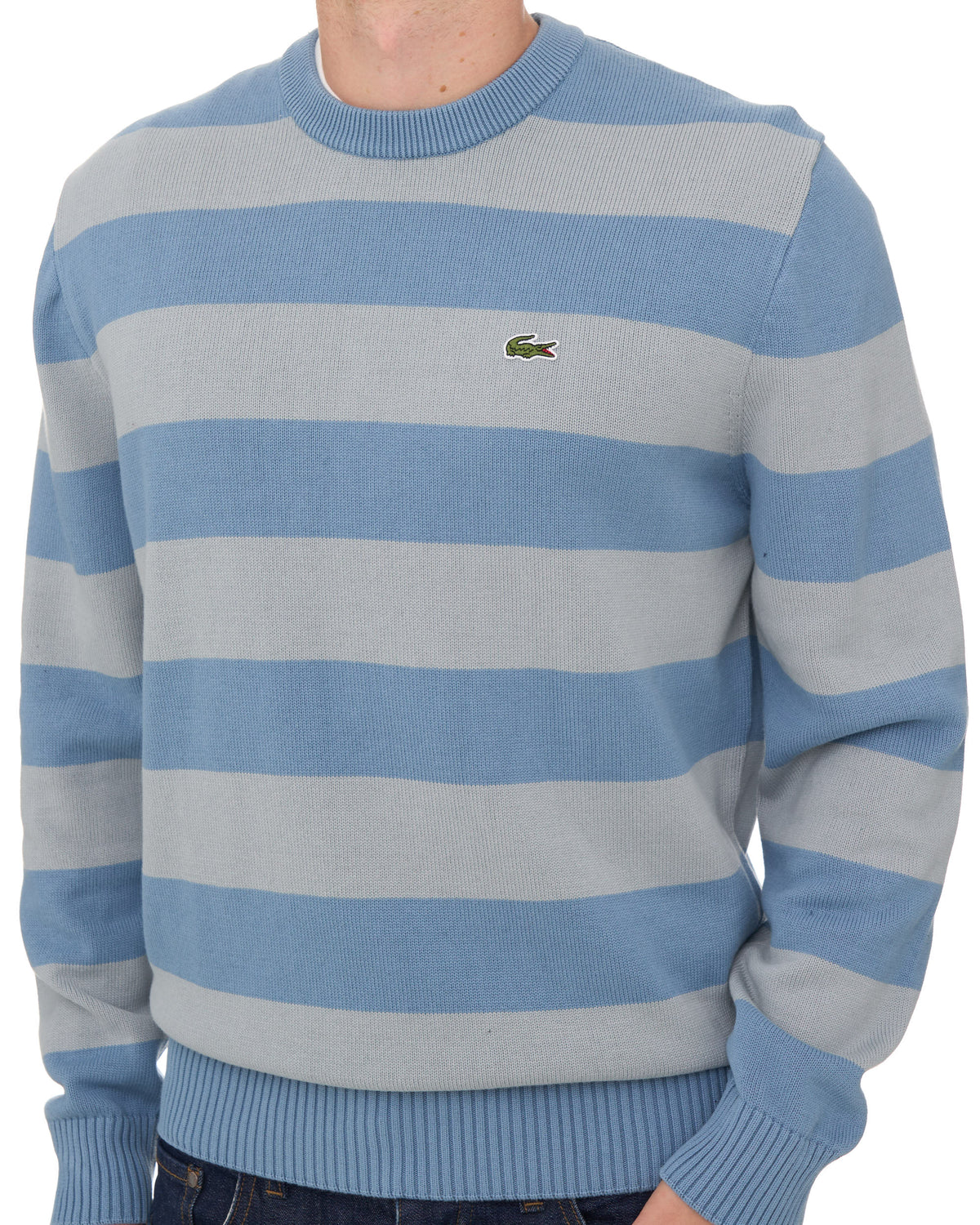Lacoste Striped Sailor Knit Blue/Grey
