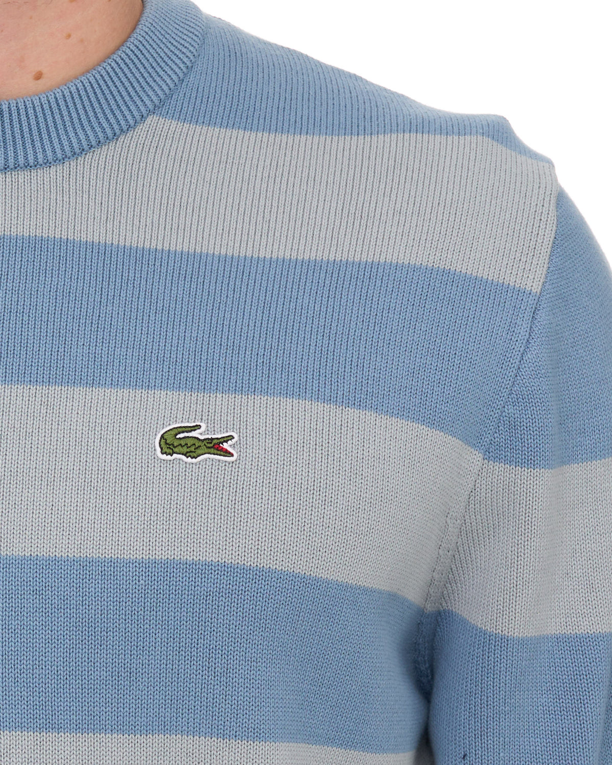 Lacoste Striped Sailor Knit Blue/Grey