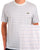 Lacoste Striped T Shirt Light Blue/Off White
