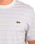 Lacoste Striped T Shirt Light Blue/Off White