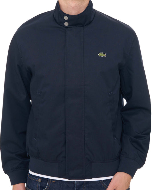 Lacoste Lacoste Twill Harrington Jacket Navy