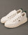 Lacoste Umpire Leather Trainers Off White/Dark Green
