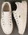 Lacoste Umpire Leather Trainers Off White/Dark Green