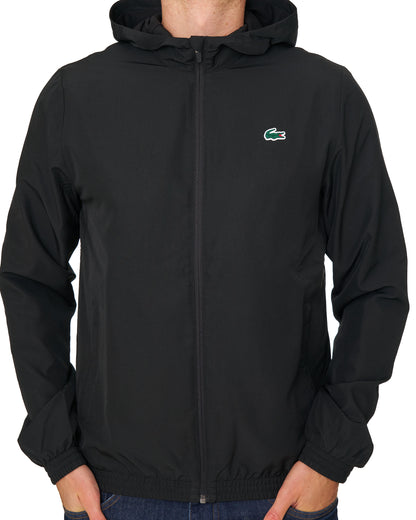 Lacoste Water Repellent Sports Jacket Black