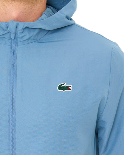 Lacoste Water Repellent Sports Jacket Blue