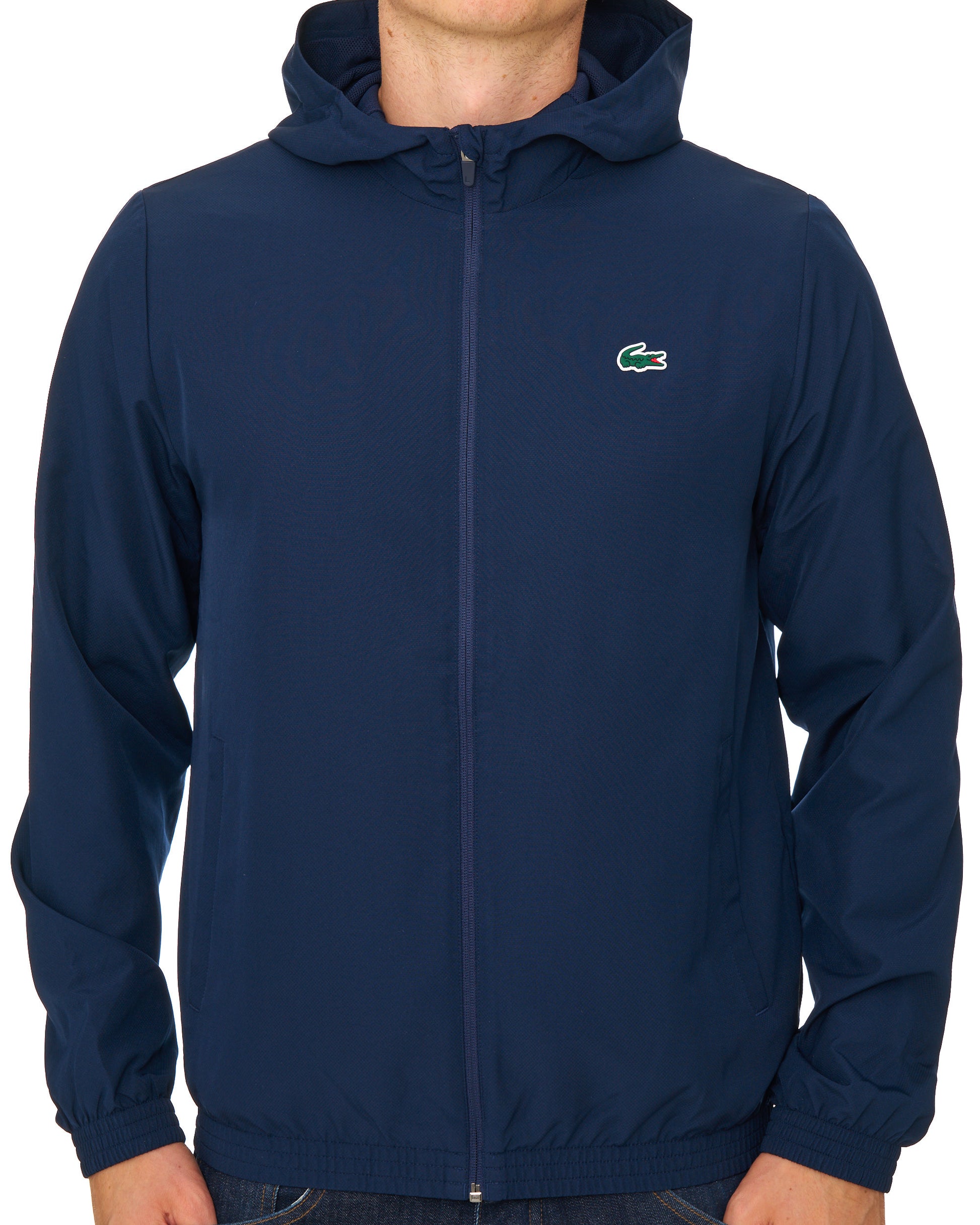 Lacoste Water Repellent Sports Jacket Navy