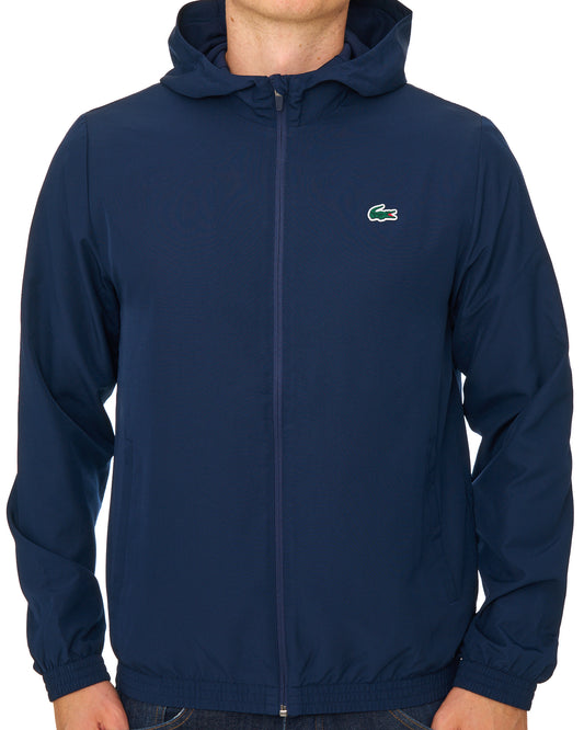 Lacoste Lacoste Water Repellent Sports Jacket Navy