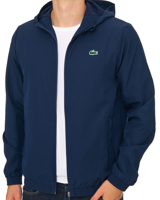 Lacoste Lacoste Water Repellent Sports Jacket Navy