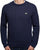 Lacoste Cable Knit Cotton Jumper Navy