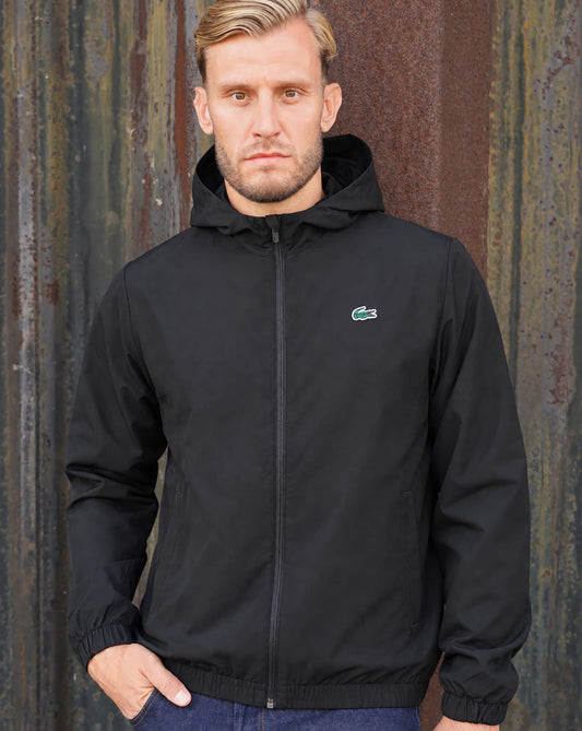 Lacoste Lacoste Water Repellent Sports Jacket Black