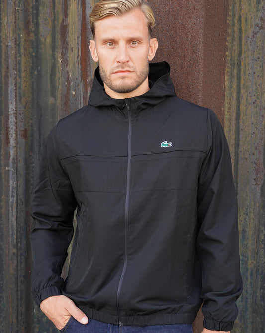 Lacoste Lacoste Water Repellent Sports Jacket Black