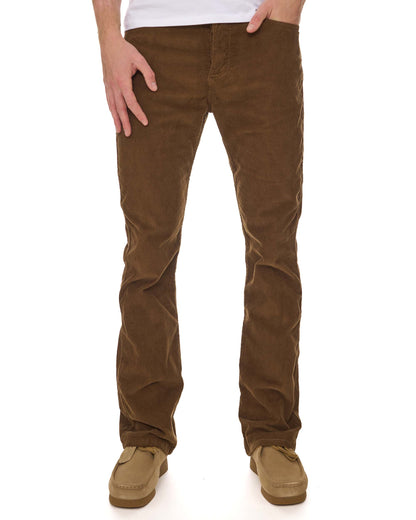 Lois Bootcut Needle Cord Brown